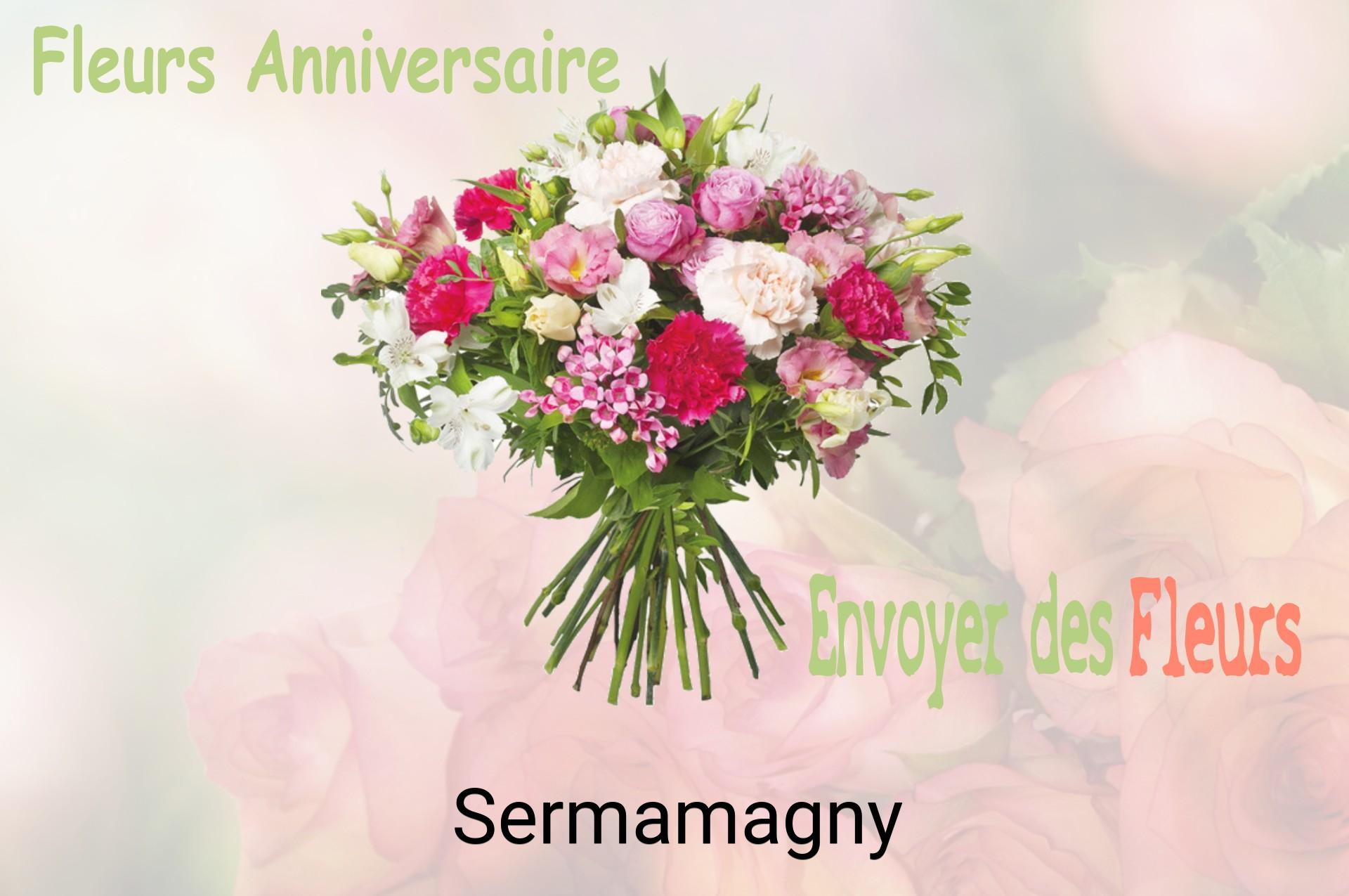 Bouquet de fleurs d’anniversaire livré à Sermamagny